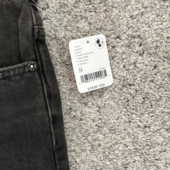 NWT We the Free by Free People Ripple Wide-Leg Crop Jeans ~ Fade to Black - Picture 9 of 13